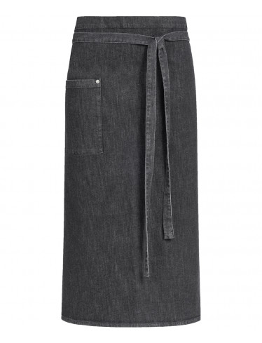 Greiff Bistro-Schürze 100x80cm, Black Denim