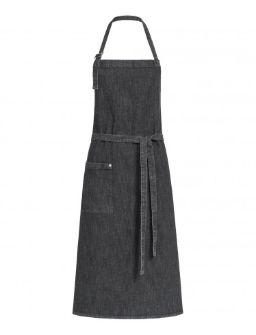 Greiff Latzschürze Denim 77x100cm, Black Denim