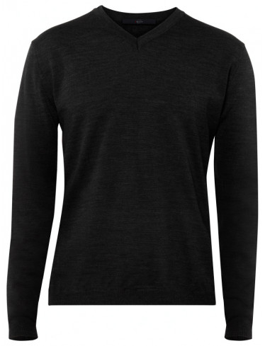 Herren Pullover, Schwarz, Regular Fit