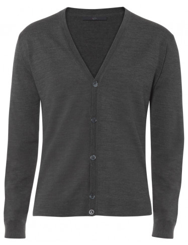 Herren Cardigan, Anthrazit, Regular Fit