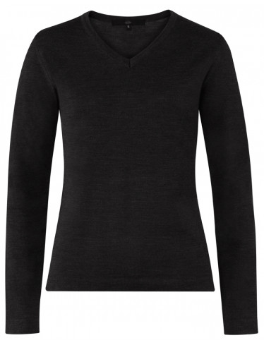 Damen Pullover, Schwarz, Regular Fit