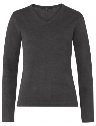 Damen Pullover, Anthrazit, Regular Fit