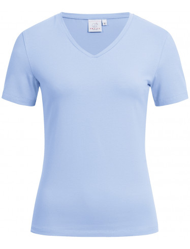 Greiff Damen Shirt Kurzarm, Bleu