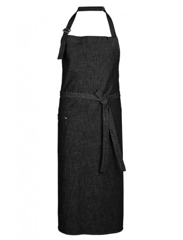 GREIFF Latzschürze Black Denim