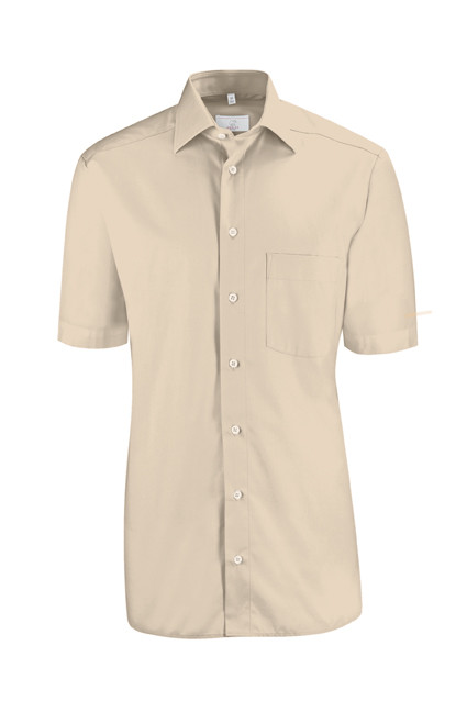 Hemd beige kurzarm Clearance