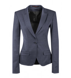 Greiff Damen-Blazer Modern Pin point, Marine