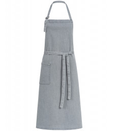 Greiff Latzschürze Denim 77x100cm, Light Grey Denim