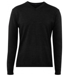 Herren Pullover, Schwarz, Regular Fit