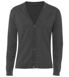 Herren Cardigan, Anthrazit, Regular Fit