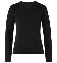 Damen Pullover, Schwarz, Regular Fit