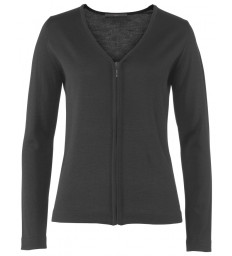 Damen Strickjacke, Anthrazit, Regular Fit