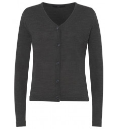 Damen Cardigan, Anthrazit, Regular Fit