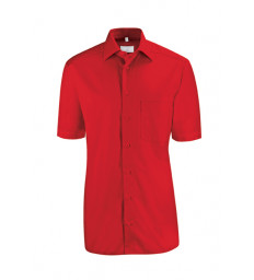 Herren-Hemd Kurzarm Regular Fit, rot