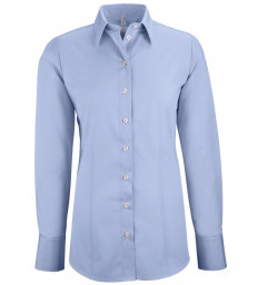 GREIFF Damen-Bluse Regular Fit, langarm, bleu 