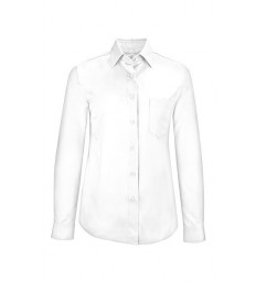 GREIFF Damenbluse Comfort Fit, langarm, weiß