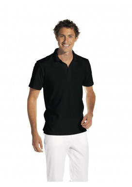 Polo-Shirt, schwarz