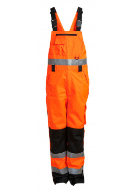 ELKA Visible Xtreme Latzhose, Warnorange-Schwarz