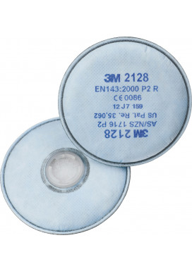 3M2128 Partikelfilter mit Aktivkohle P2 