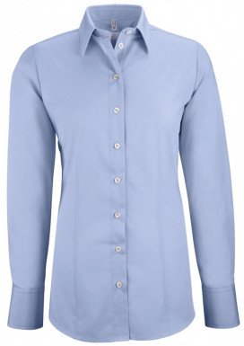 GREIFF Damen-Bluse Regular Fit, langarm, bleu 