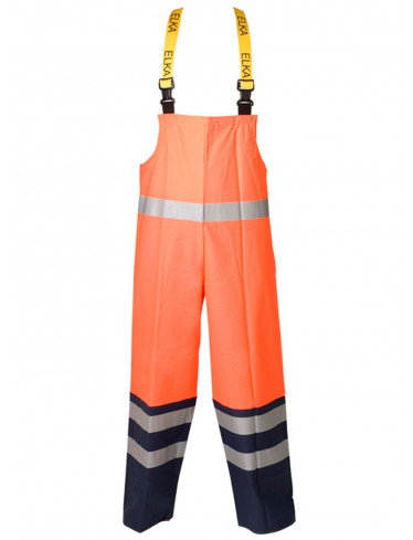 ELKA Latzhose EN471, orange/marine