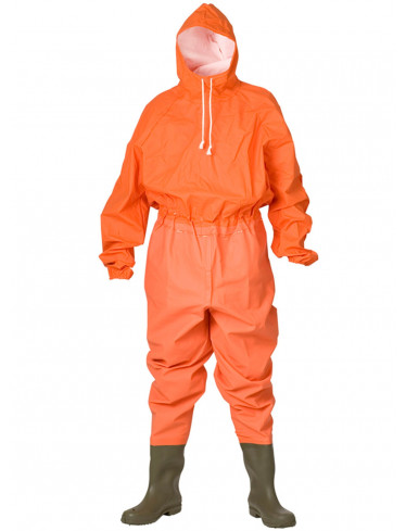 ELKA Schutzanzug mit Stiefeln, Orange