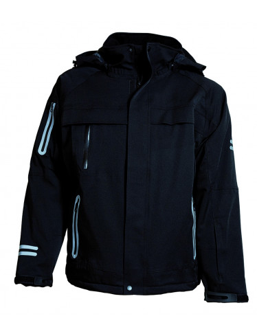 ELKA Edge Winterjacke, Schwarz