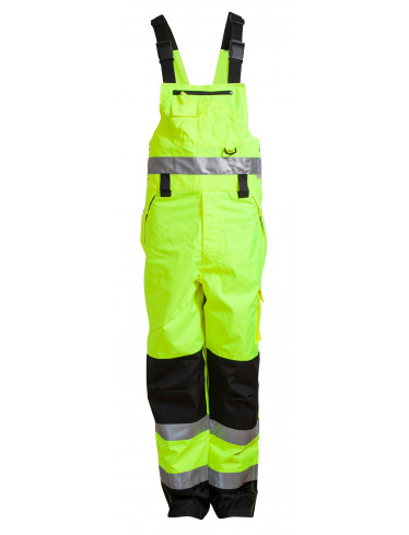 ELKA Visible Xtreme Latzhose, Warngelb-Schwarz