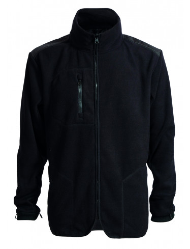 ELKA Xtreme Fleece Zipp-Inn, Schwarz