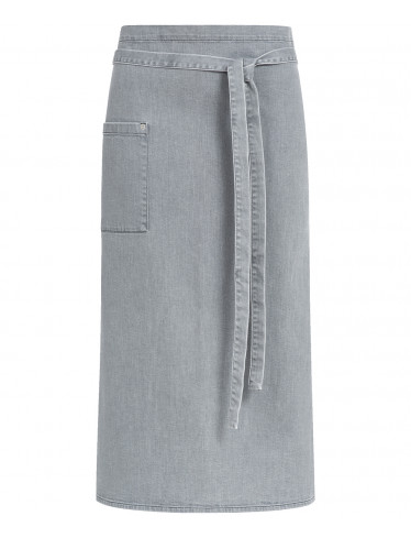 Greiff Bistro-Schürze 100x80cm, Light Grey Denim