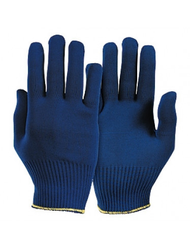 POLYTRIX-blau Schnittschutzhandschuhe ohne Noppen