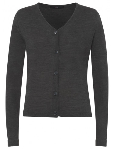 Damen Cardigan, Anthrazit, Regular Fit