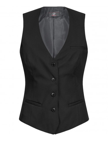 Business Damen Weste Schwarz