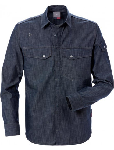 Fristads Kansas Gen Y Jeanshemd Indigoblau