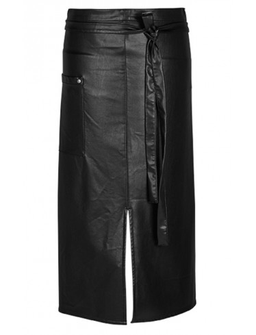 Greiff Bistroschürze Leder/Schwarz