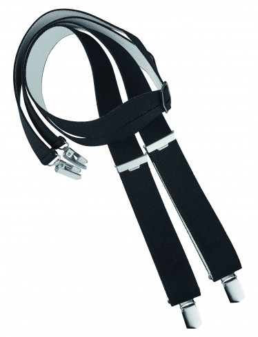 Elastische Hosenträger Schwarz