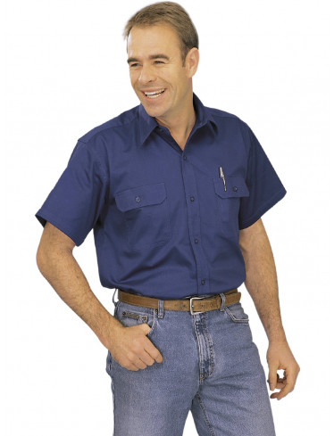 PLANAM-Köperhemd, 1/4-Arm