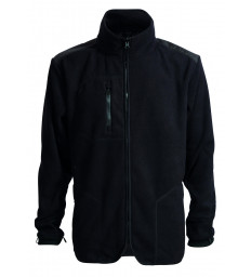 ELKA Xtreme Fleece Zipp-Inn, Schwarz