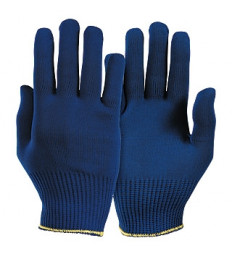 POLYTRIX-blau Schnittschutzhandschuhe ohne Noppen