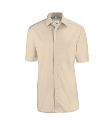 Herren-Hemd Kurzarm Regular Fit, beige