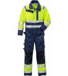 Fristads Kansas High Vis Overall 8026 PLU Warngelb-Marine