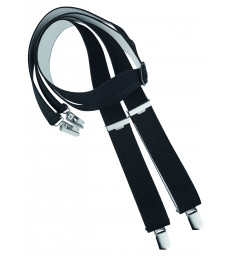 Elastische Hosenträger Schwarz