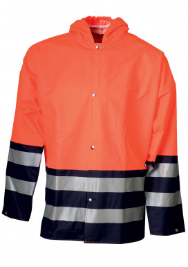 ELKA Warnschutz-Jacke, orange/marine