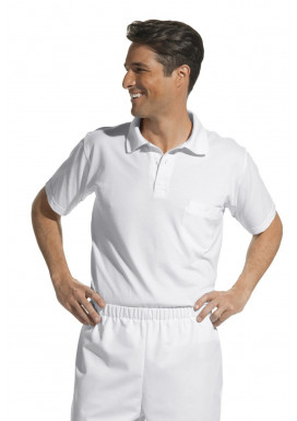 Polo-Pique-Shirt, weiß