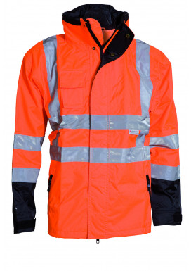 ELKA Visible Xtreme 2-in1-Jacke, Warnorange