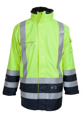 ELKA Securetech Multinorm Jacke, Warngelb-Marine