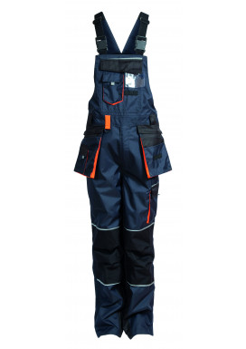 ELKA Working Xtreme Latzhose, Dusty Blue