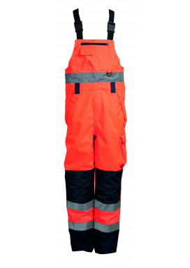 ELKA Latzhose Securetech Multinorm, Warnorange-Marine