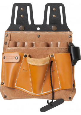 Werkzeughalter für Elektriker, Braun