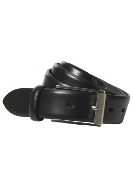 Herren-Ledergürtel Schwarz