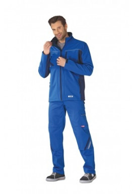 Planam Softshell Jacke kornblau/marine/zink